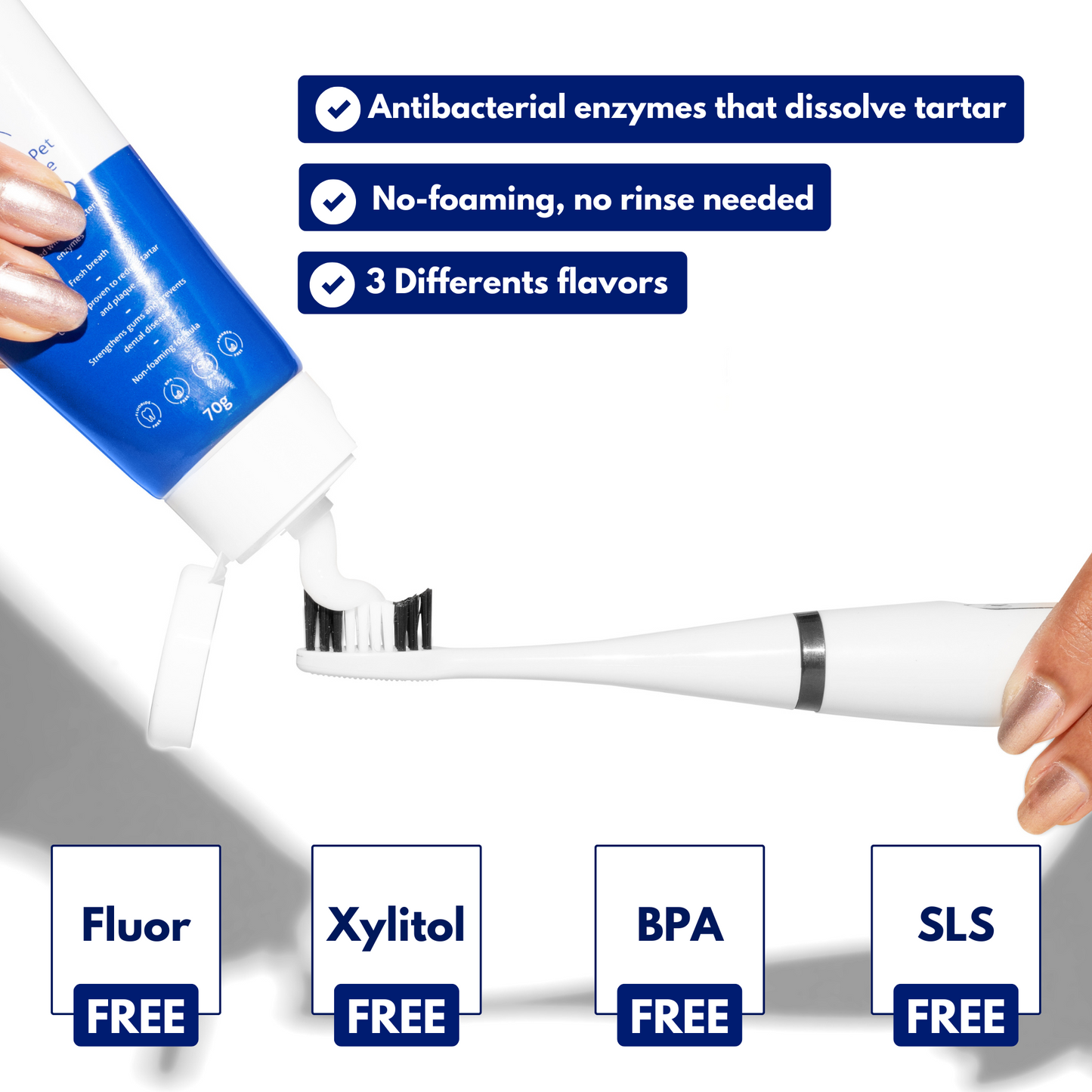 Natural Enzymatic Pet Toothpaste – Removes Tartar & Plaque