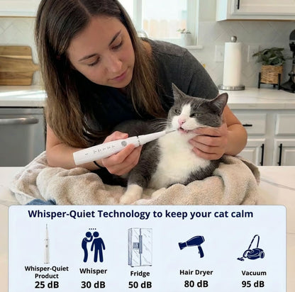 Silent Ultrasonic Teeth Cleaner for Cats